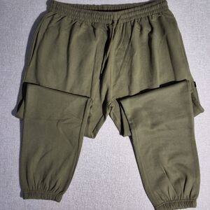 Crooks And Castles Mens Green Jogger Sweatpants 2XL